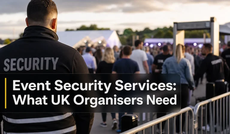 Event Security Services: What UK Organisers Need