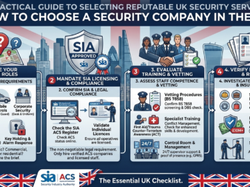 How to Choose a Security Company in the UK