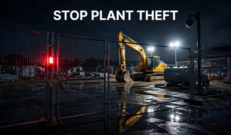 Construction Site Security UK: Stop Plant Theft and Trespass