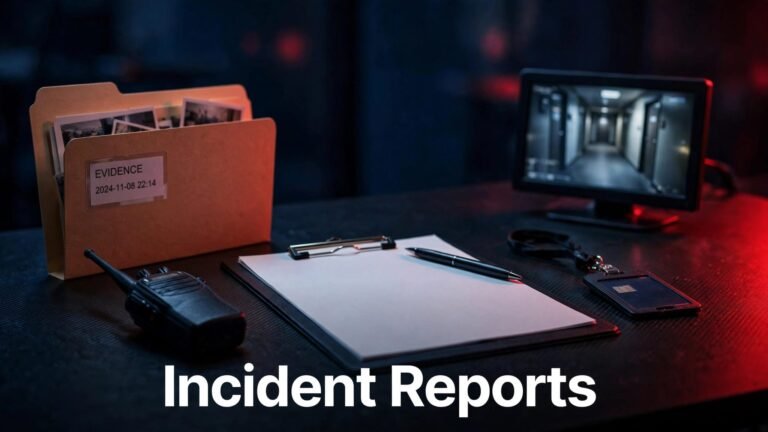security guard incident reports
