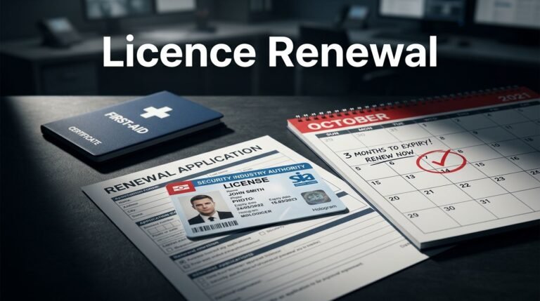 SIA licence renewal