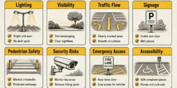Parking Lot Security for Facilities Teams: SLAs, Site Walks, Park Mark