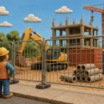 Editorial illustration illustrating Best Temporary Security Fencing Options